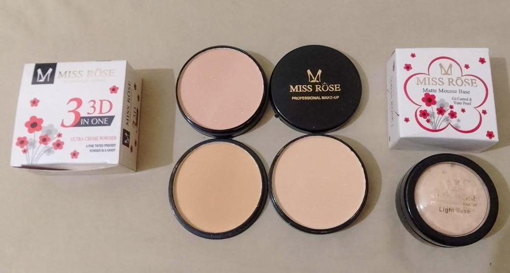 Miss Rose 2 in 1 Matte Face Powder & Base Set