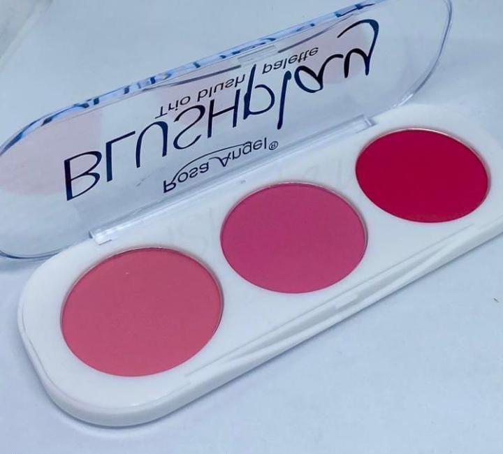 3 Color Blush Kit Matte Berry Pink Red Pakistan