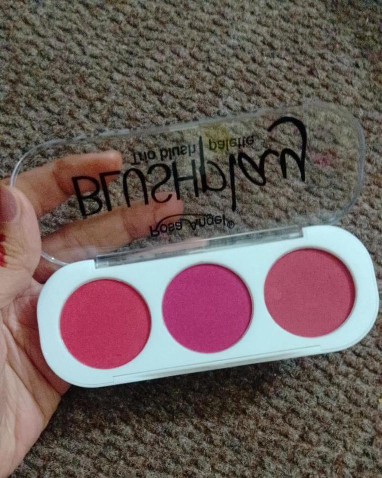 3 Color Blush Kit Matte Berry Pink Red Pakistan
