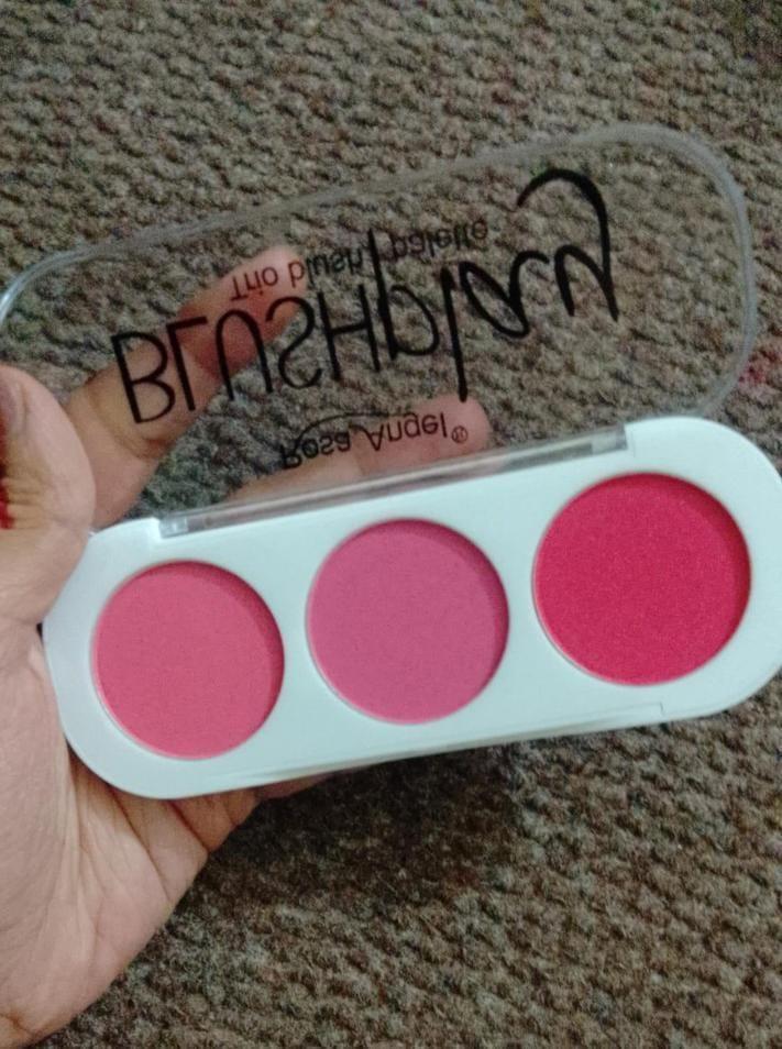 3 Color Blush Kit Matte Berry Pink Red Pakistan