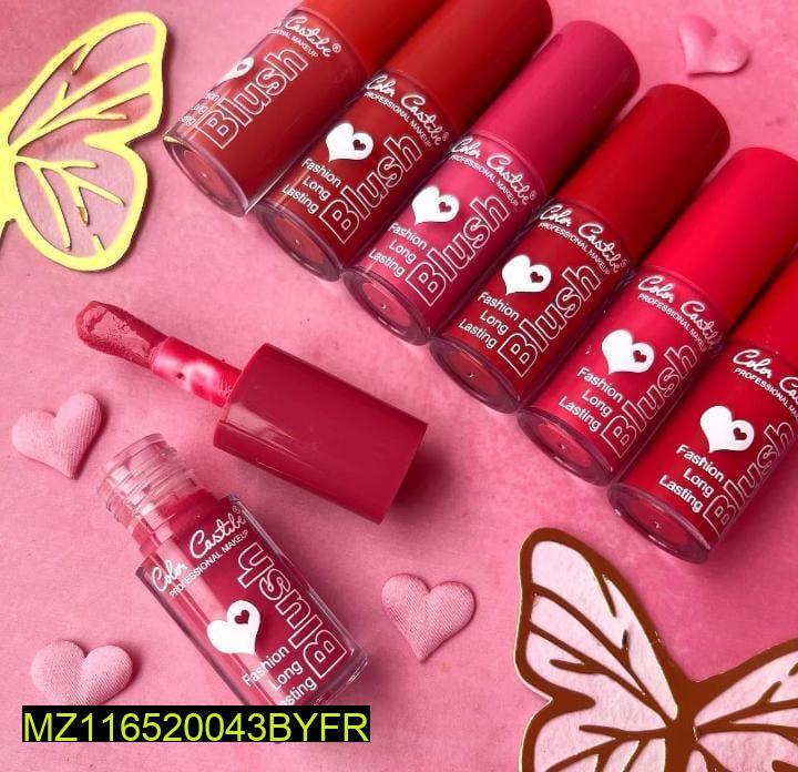 High Pigment Liquid Blush Coral Pink Red Pakistan