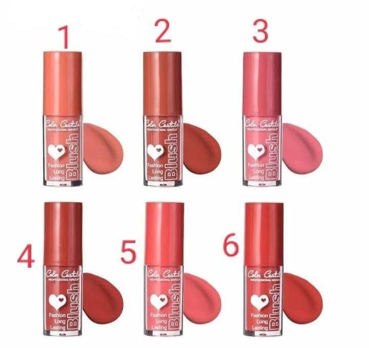 High Pigment Liquid Blush Coral Pink Red Pakistan