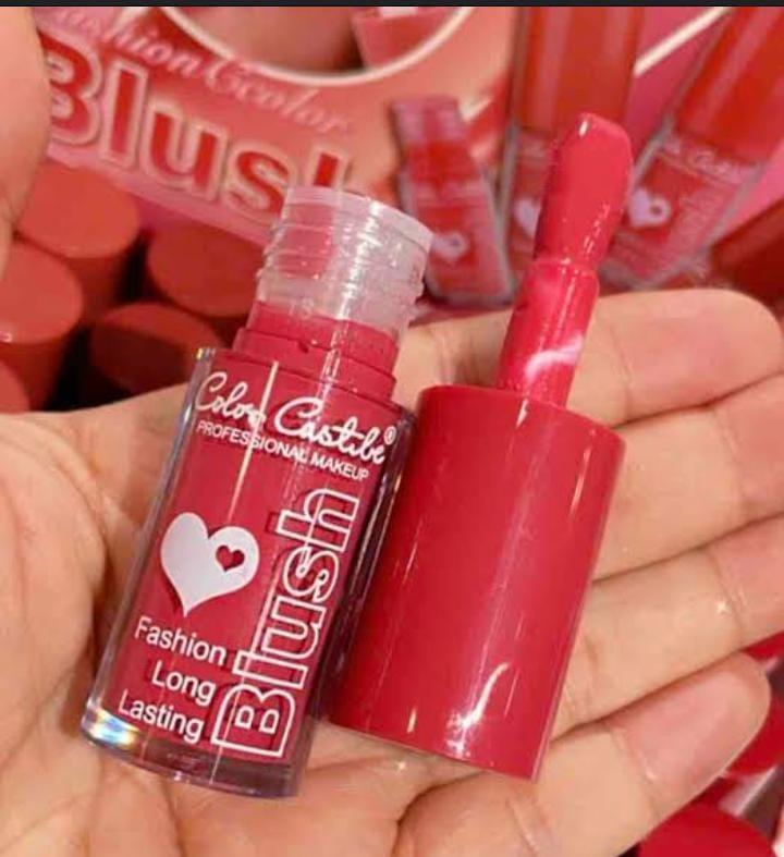 High Pigment Liquid Blush Coral Pink Red Pakistan