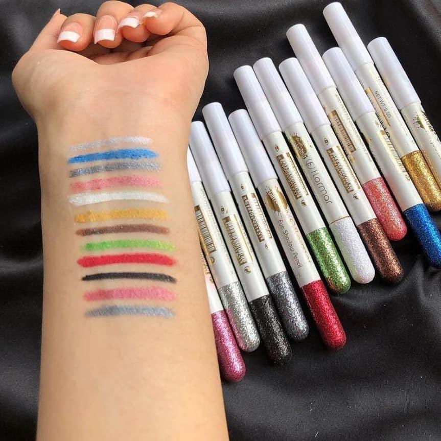 Premium Glitter Eye Pencils Set for Pakistani Makeup