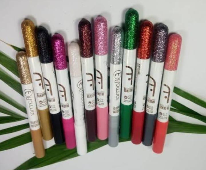 Premium Glitter Eye Pencils Set for Pakistani Makeup