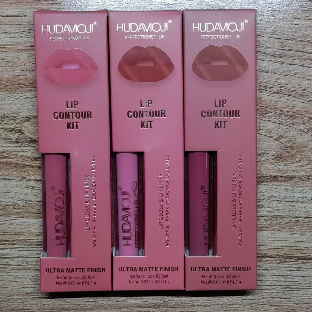 Ultra Matte Lip Gloss & Pencil Set for Pakistani Lips
