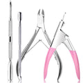 Stainless Steel 4-Piece Nail Care Tool Set