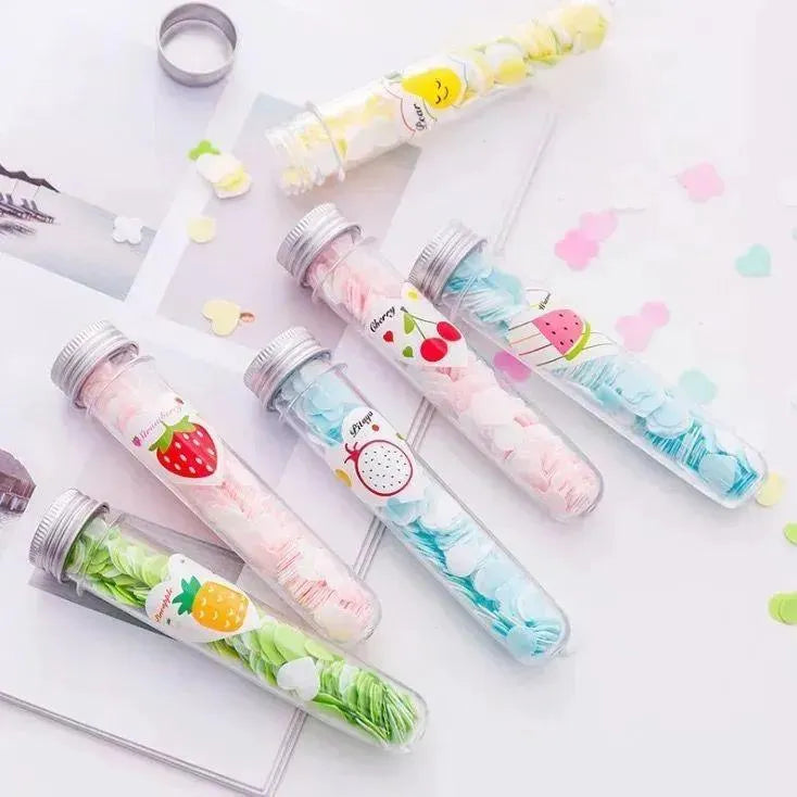 Multicolor Scented Paper Soaps ABS Plastic Travel Kit
