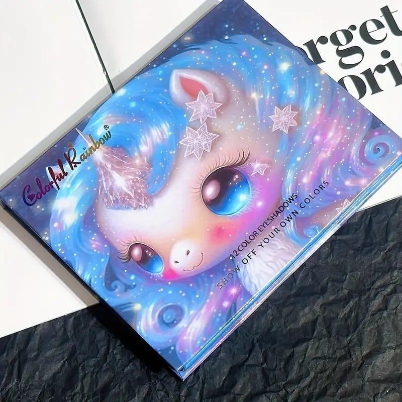 Unicorn Glitter Eyeshadow Palette 12 Shades