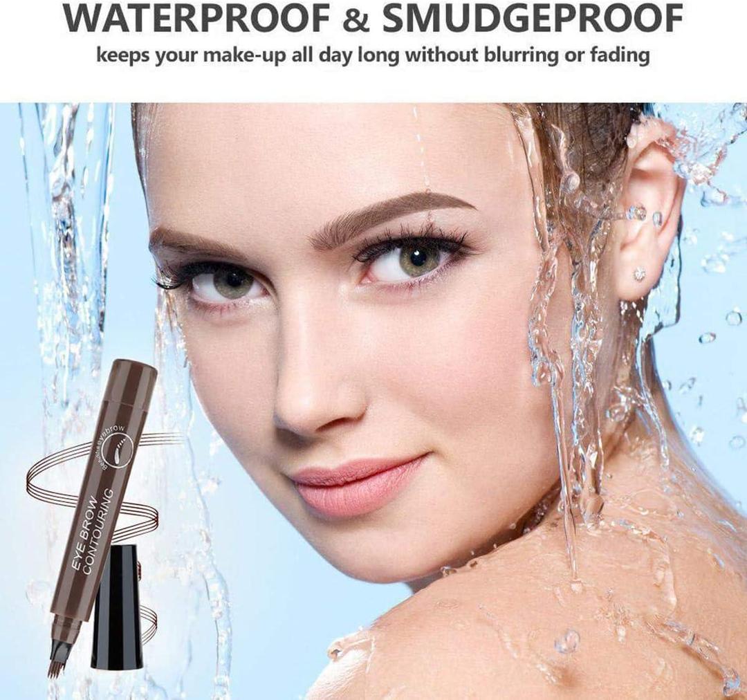 Waterproof Eyebrow Pencil Light Brown Dark Brown Reddish Brown
