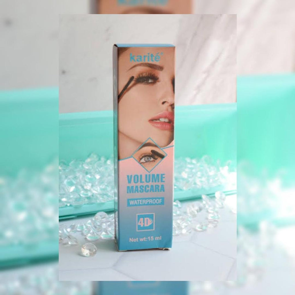 Karite 4D Volumizing Waterproof Mascara 15ml Matte Finish