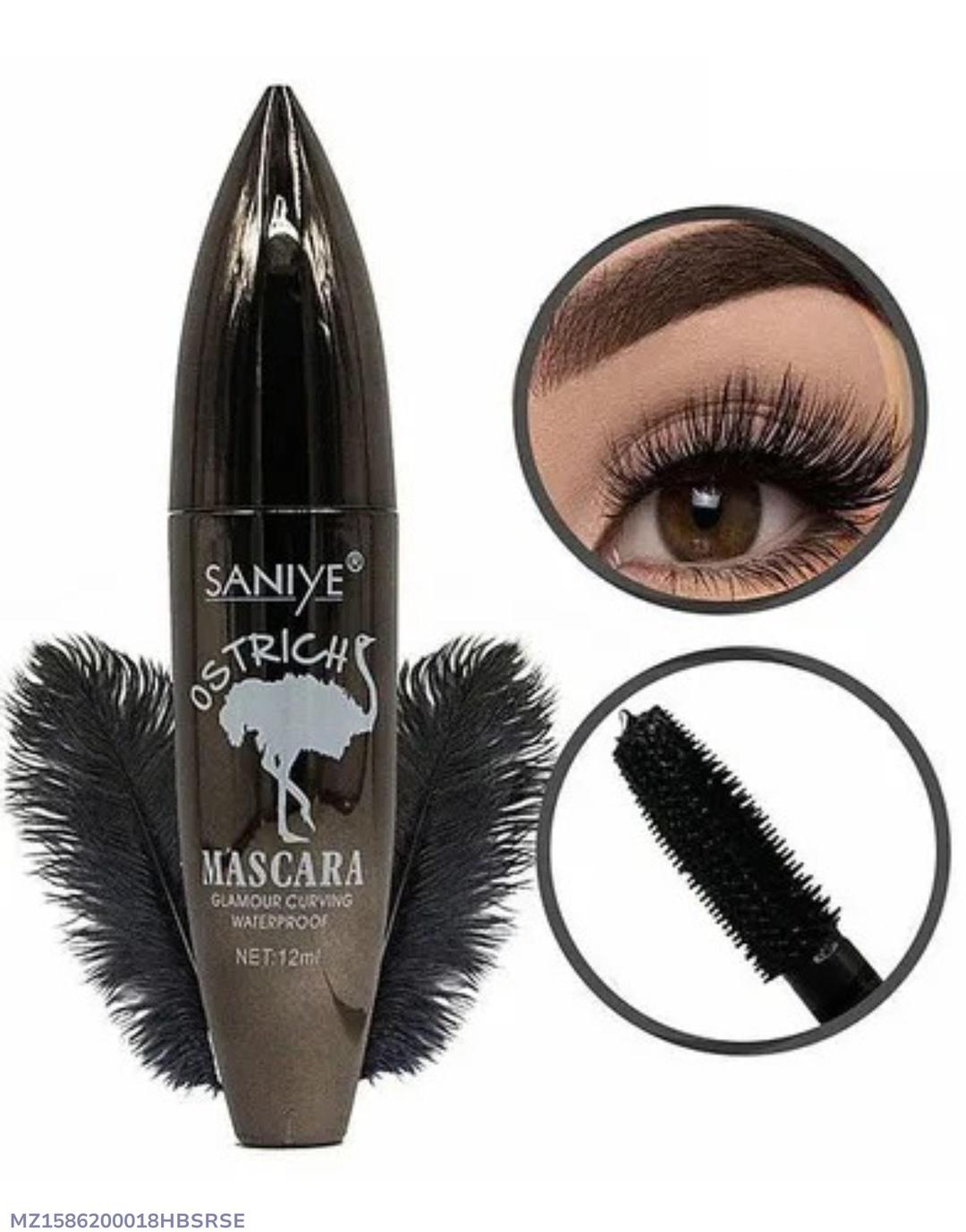 Saniye Mascara Waterproof Black Lashes 12ml