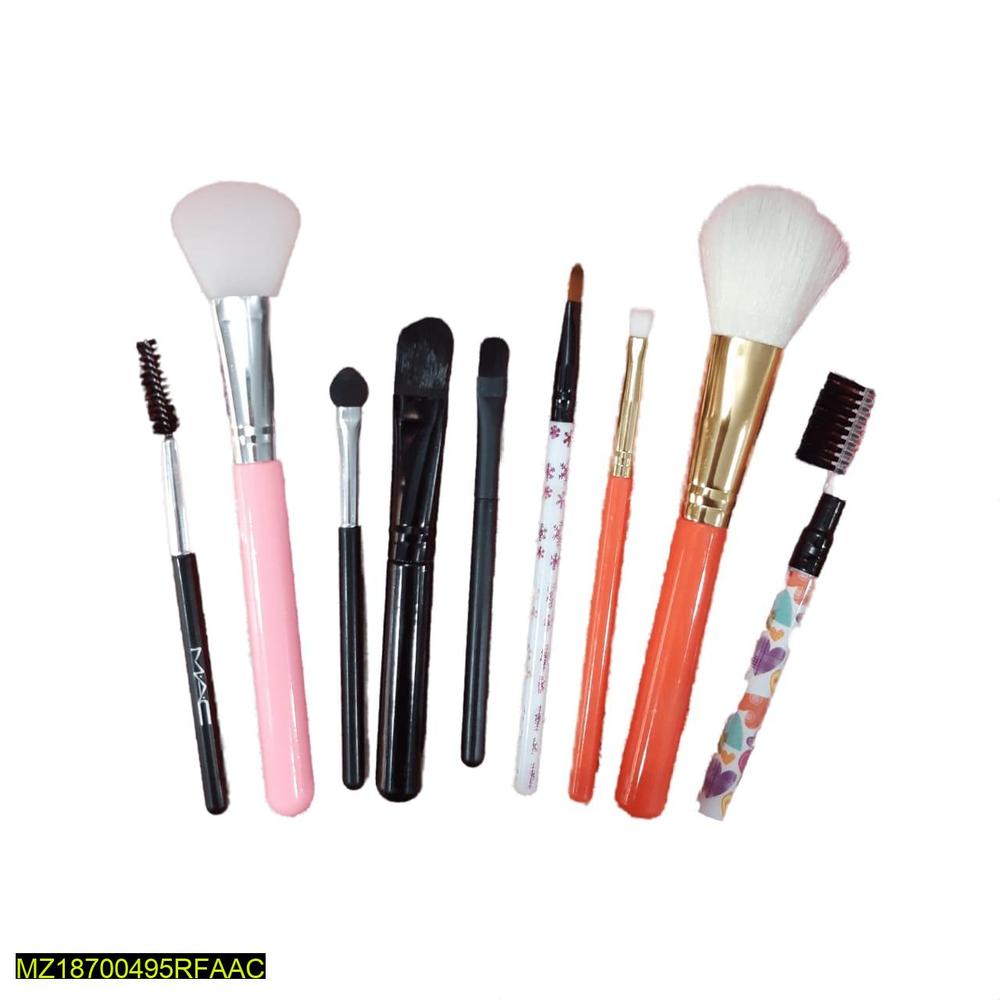 Premium Synthetic Makeup Brush Set of 9 for All Seasons