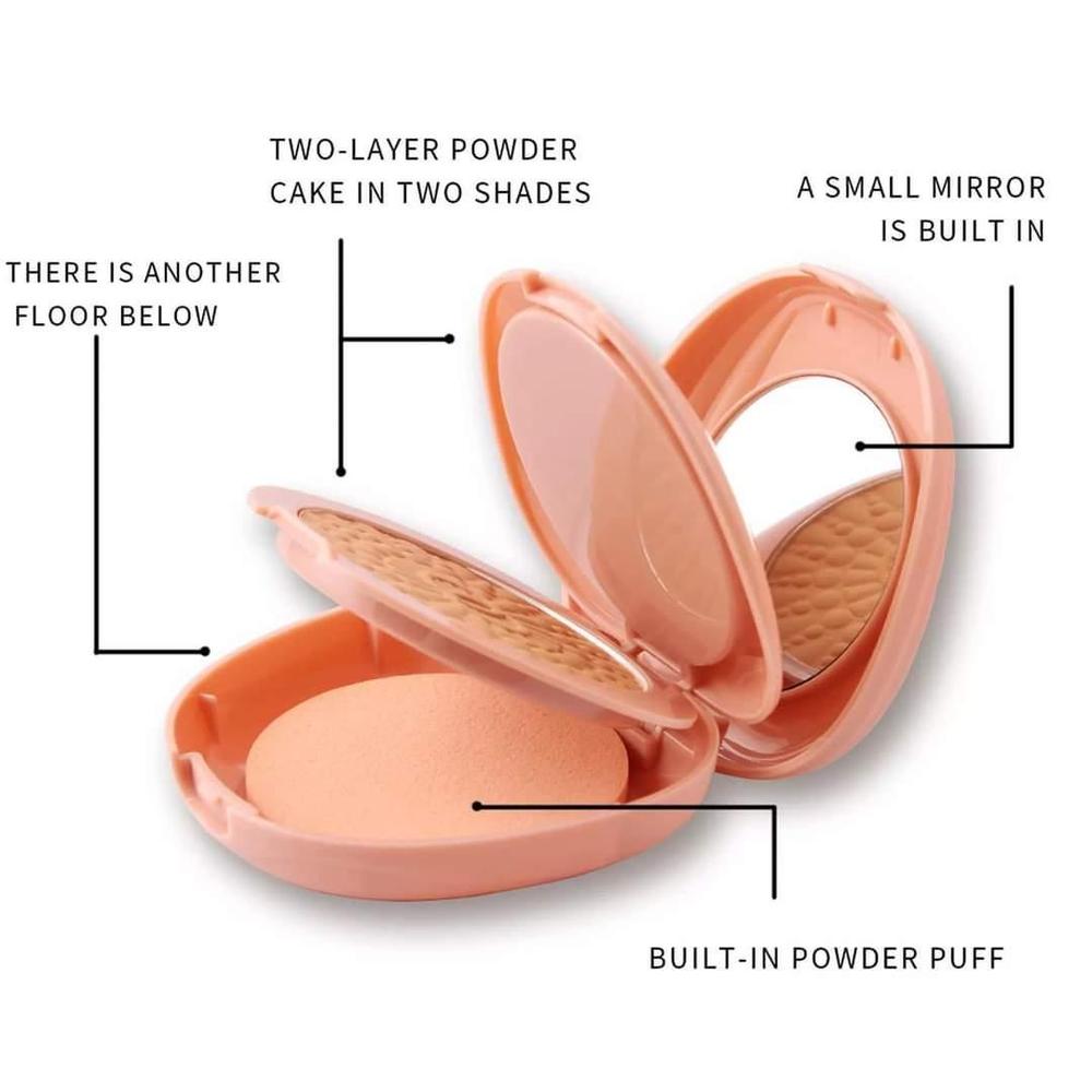 Miss Rose Professional Makeup Face Powder Compact