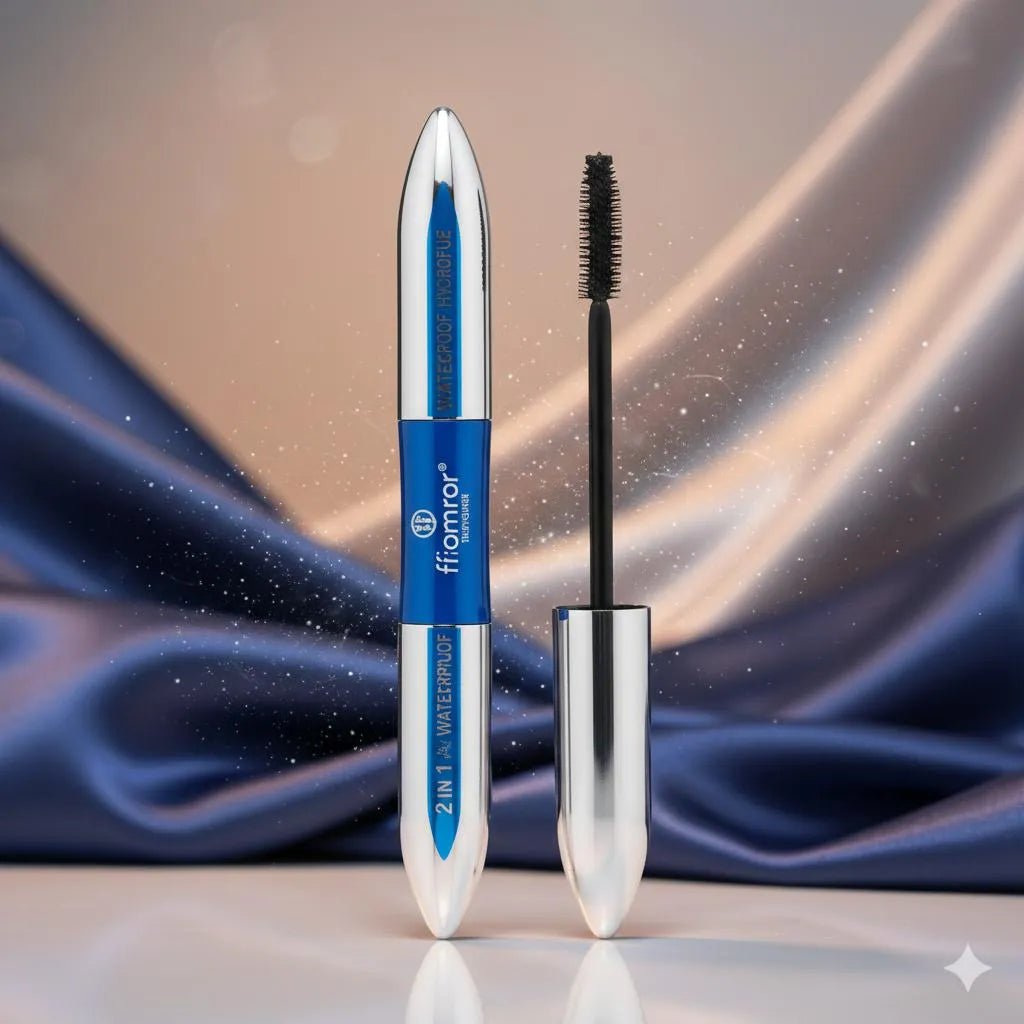 Flormar 2-in-1 Waterproof Mascara Eyeliner Brush