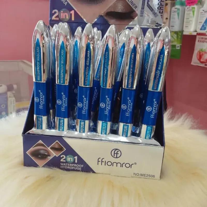 Flormar 2-in-1 Waterproof Mascara Eyeliner Brush