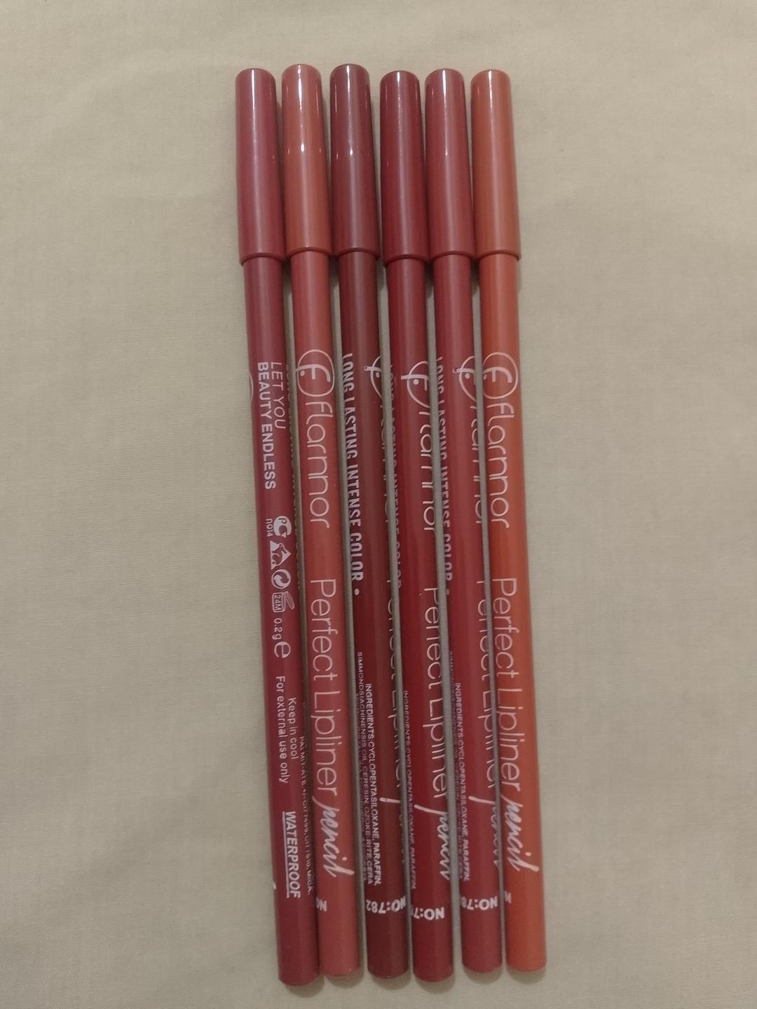Waterproof Lip Pencil Pencil 6 Shades Long Lasting