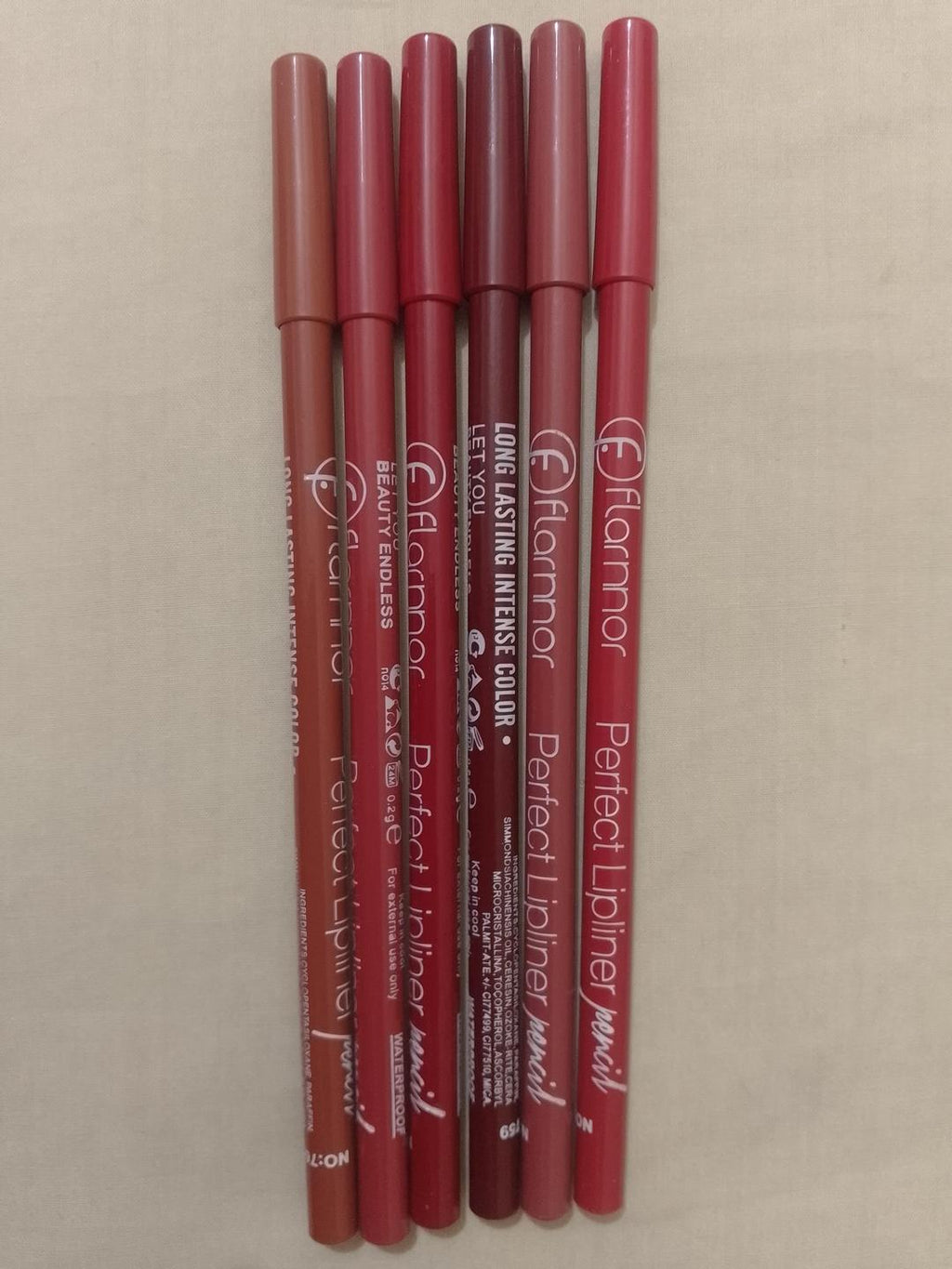 Waterproof Lip Pencil Pencil 6 Shades Long Lasting