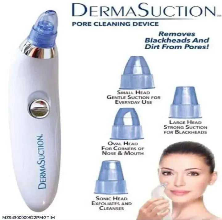 Derma Suction Tool for Clear Skin White Rose Gold
